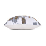 Blur Abstract Pattern Polyester Cushion Cover- Multicolor