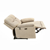 Wagner 2 Seater Electric Recliner Sofa- Beige