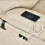 Wagner 2 Seater Electric Recliner Sofa- Beige