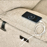 Wagner 3 Seater Electric Recliner Sofa- Beige