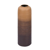 Desert Tower Metal Floor Vase- Brown
