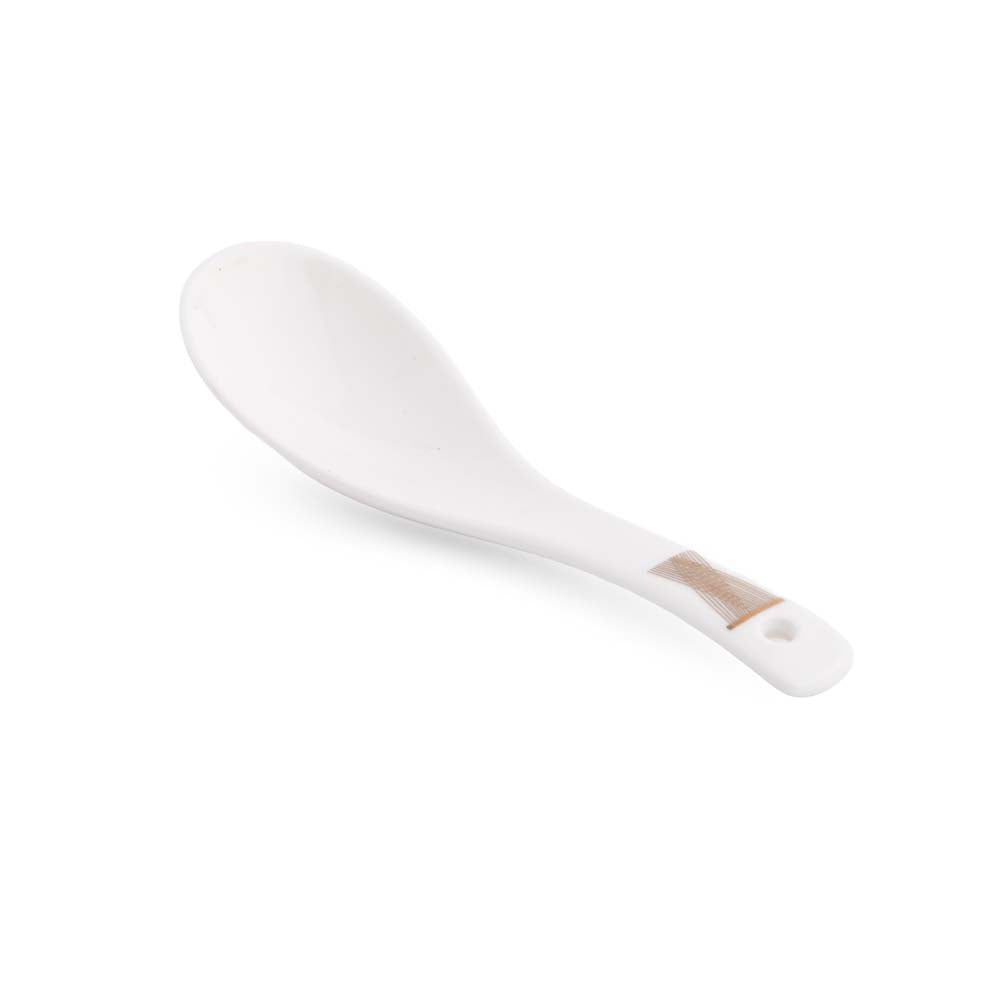 36 Pieces Swirl Porcelain Dinner Set- White and Gold