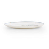 38 Pieces Leafora Porcelain Dinner Set- White and Blue
