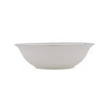 38 Pieces Leafora Porcelain Dinner Set- White and Blue