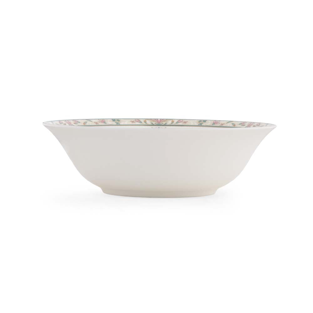 38 Pieces Florim Porcelain Dinner Set- White and Green