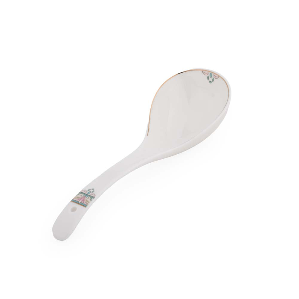 38 Pieces Florim Porcelain Dinner Set- White and Green