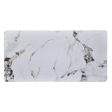 6 Seater Allune Ceramic Dining Set with Hexin Base and Tierra Chairs- Ash White