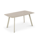 Glenview 6 Seater Travertine Dining Set- Beige