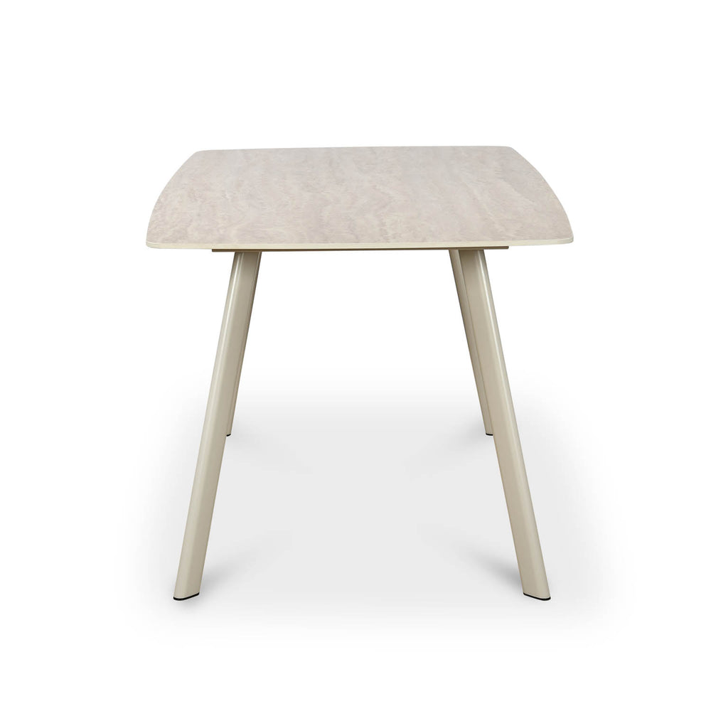 Glenview 6 Seater Travertine Dining Set- Beige