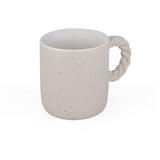 Speckled 350 ml Ceramic Coffee Mug with Rope Handle- Mint