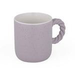 Speckled 350 ml Ceramic Coffee Mug with Rope Handle- Grey