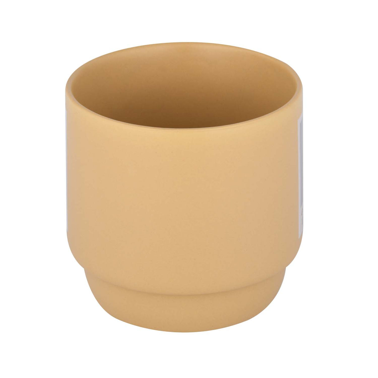 Good Mood Every Day Polaroid Printed 350 ml Ceramic Coffee Mug- Yellow