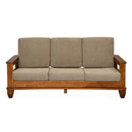 Elena Nios 3 Seater Fabric Sofa- New Wenge