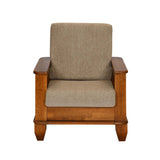 Elena Nios 1 Seater Fabric Sofa- New Wenge