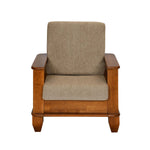 Elena Nios 1 Seater Fabric Sofa- New Wenge