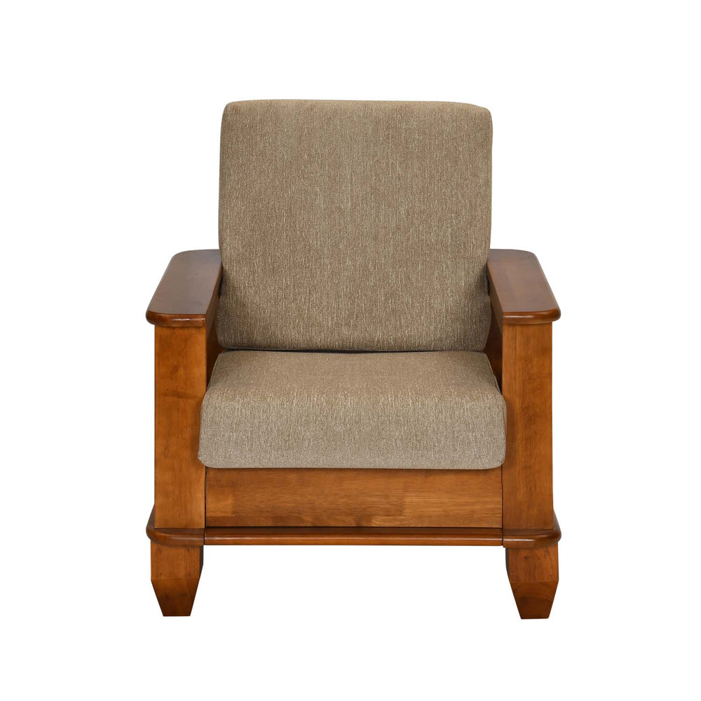 Elena Nios 1 Seater Fabric Sofa- New Wenge
