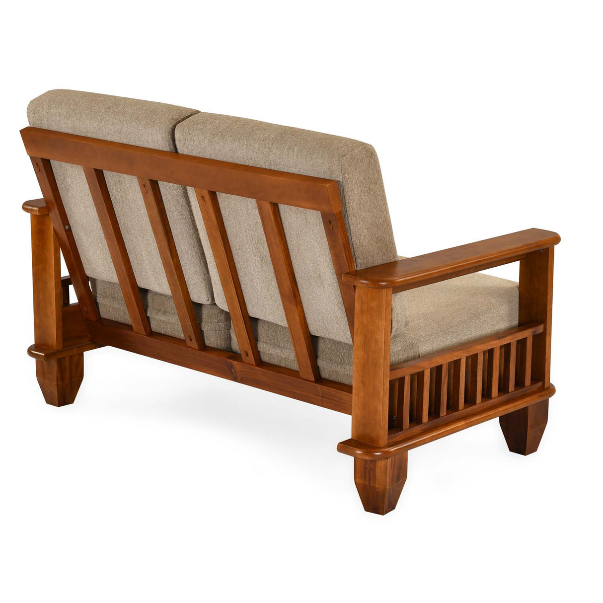 Elena Nios 2 Seater Fabric Sofa- New Wenge