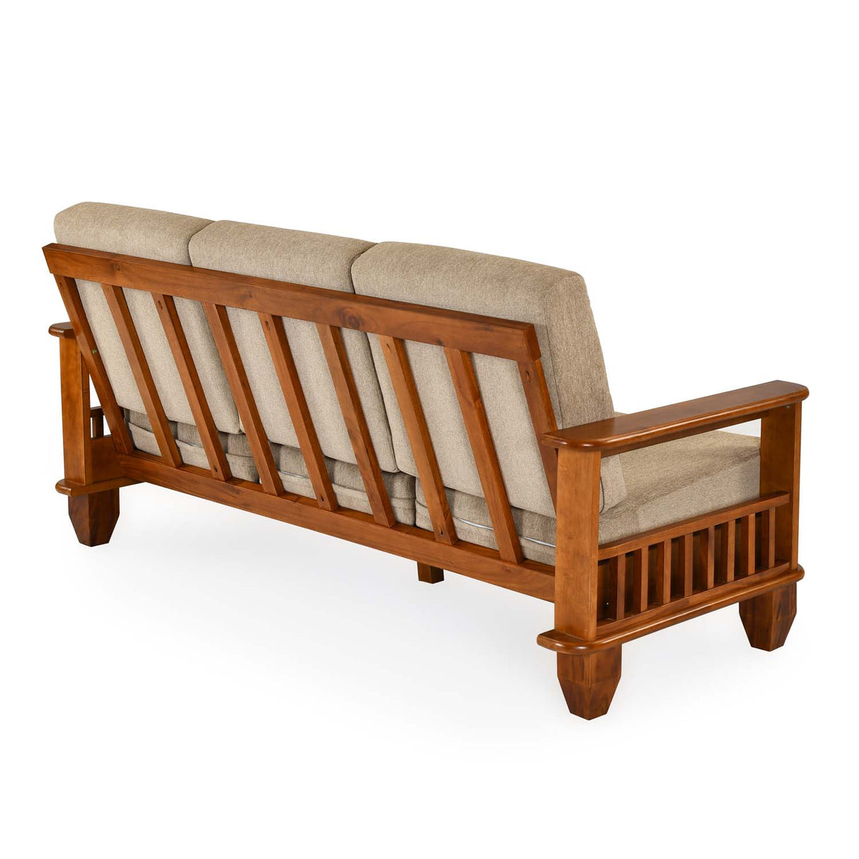 Elena Nios 3 Seater Fabric Sofa- New Wenge