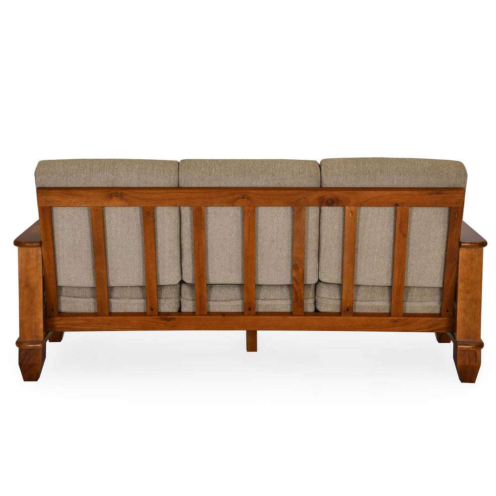 Elena Nios 3 Seater Fabric Sofa- New Wenge