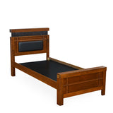 Autum Single Bed Without Storage- Cappuccino
