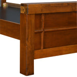 Autum Single Bed Without Storage- Cappuccino