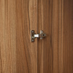 Magnus 2 Door Engineered Wood Wardrobe (Lyon Walnut)