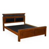 Autum Queen Bed Without Storage- Cappuccino