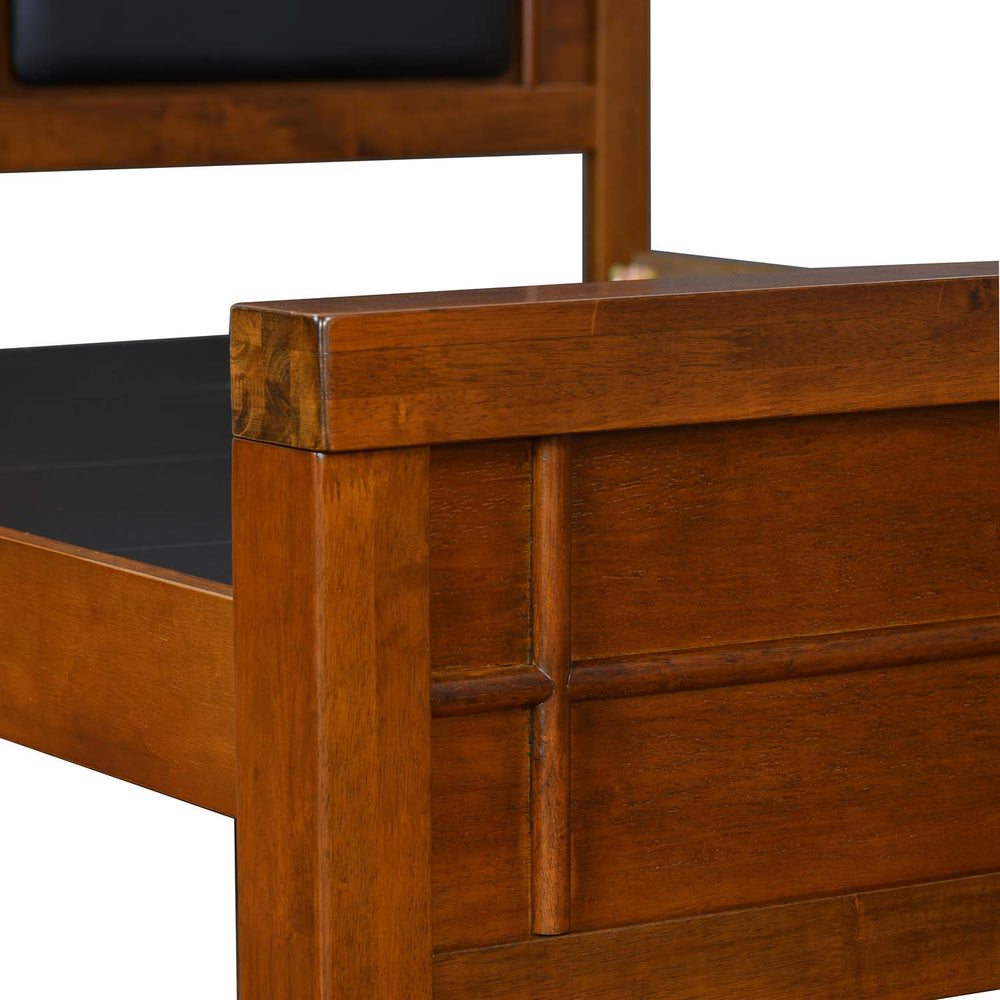 Autum Queen Bed Without Storage- Cappuccino