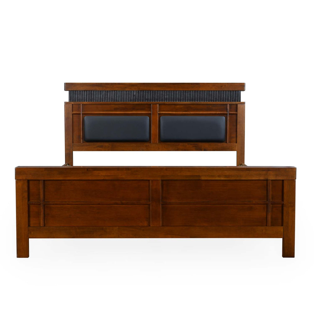 Autum Queen Bed Without Storage- Cappuccino