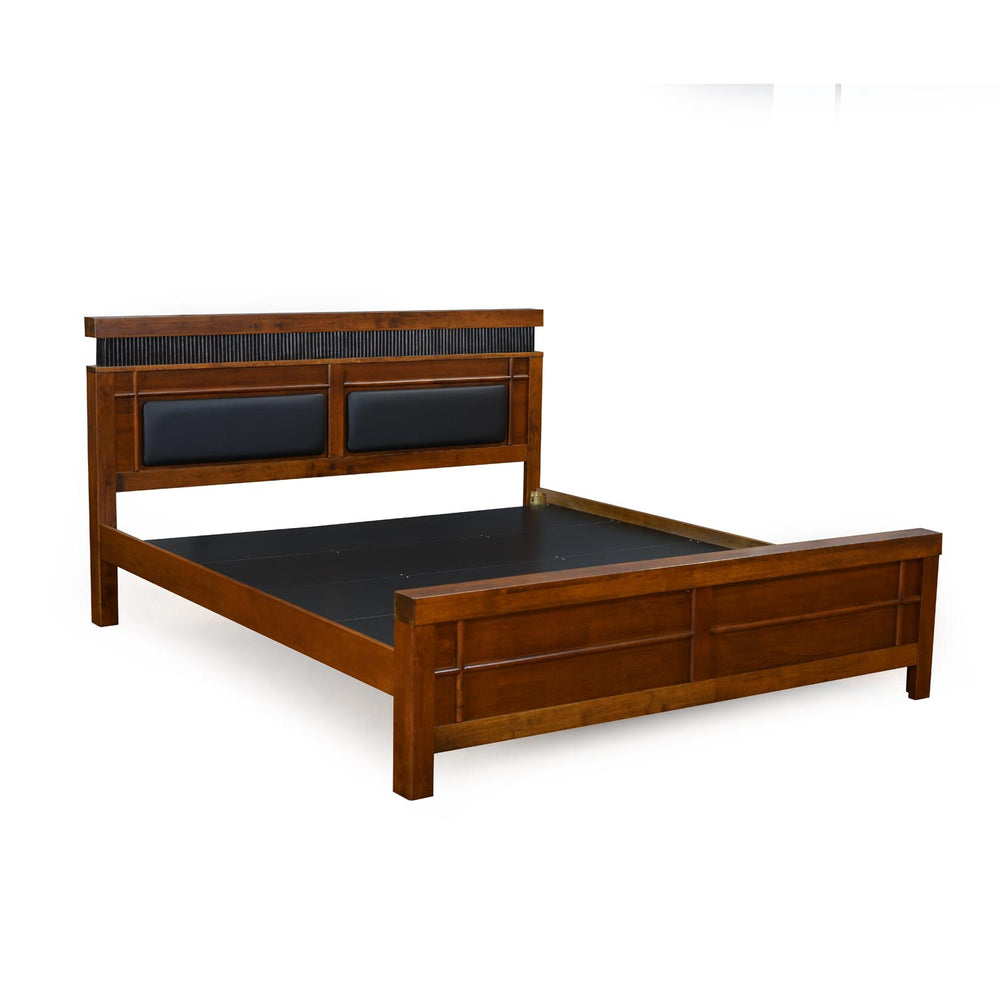 Autum King Bed Without Storage- Cappuccino