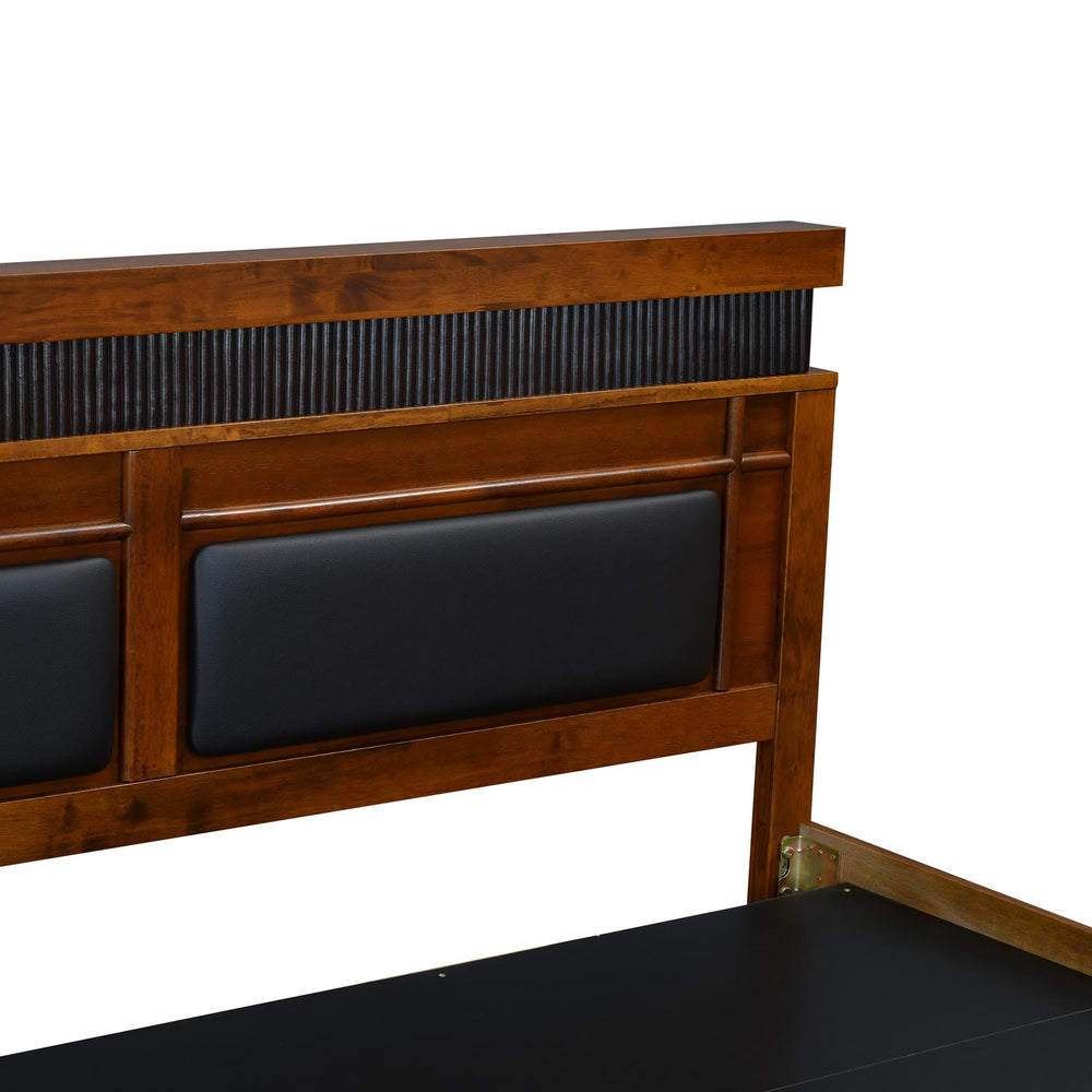 Autum King Bed Without Storage- Cappuccino