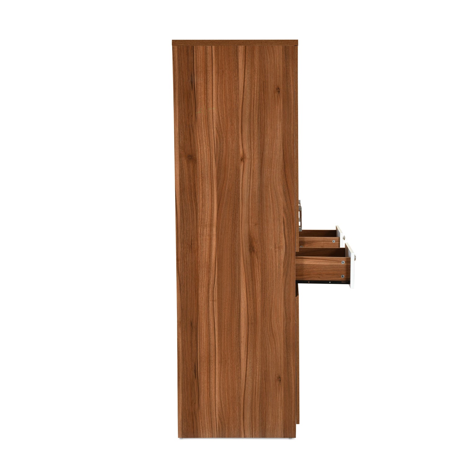 Buy Magnus 3 Door Engineered Wood Wardrobe (Lyon Walnut) Online