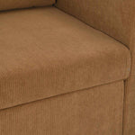 Flip 2 Seater Sofa Cum Bed- Brown