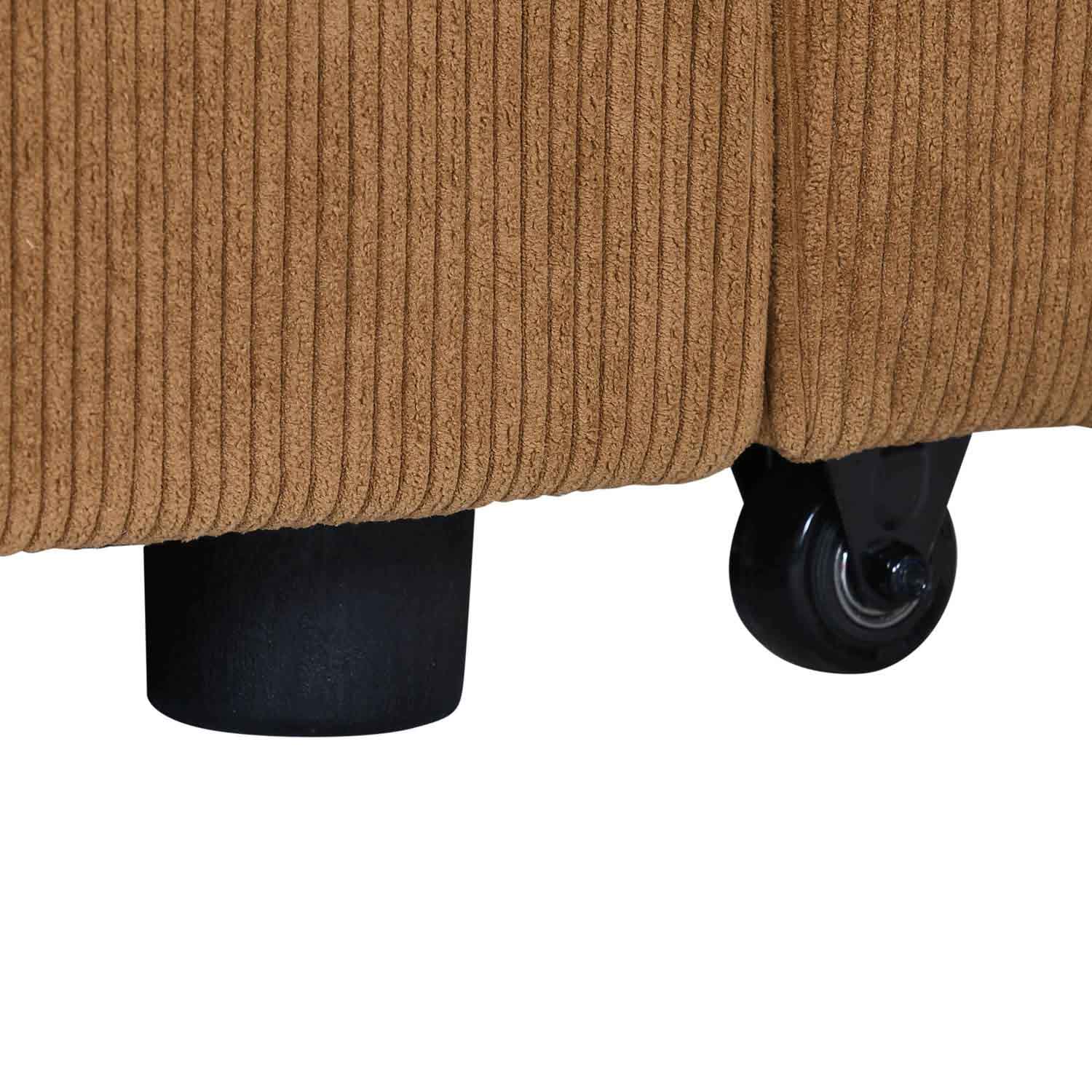 Flip 2 Seater Sofa Cum Bed- Brown