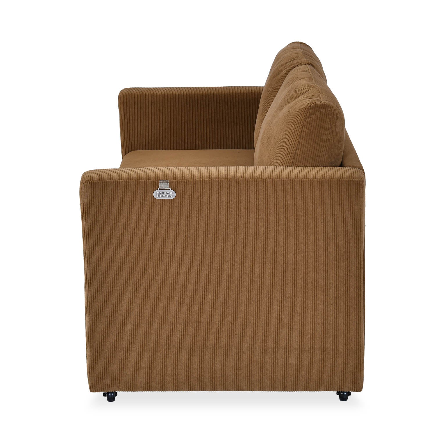 Flip 2 Seater Sofa Cum Bed- Brown