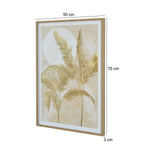 Palm Trees Canvas Wall Painting- Gold