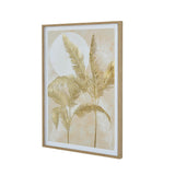 Palm Trees Canvas Wall Painting- Gold