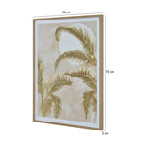 Palm Trees Canvas Wall Painting- Gold