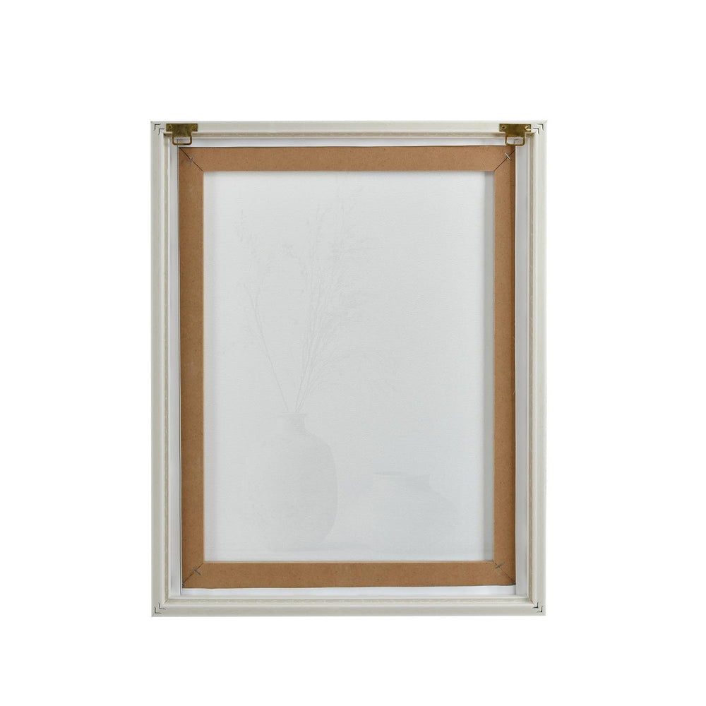 Drystick Vase Still Life Canvas Wall Painting- Brown & Grey