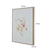 Floral Botanical Canvas Wall Painting- Multicolor