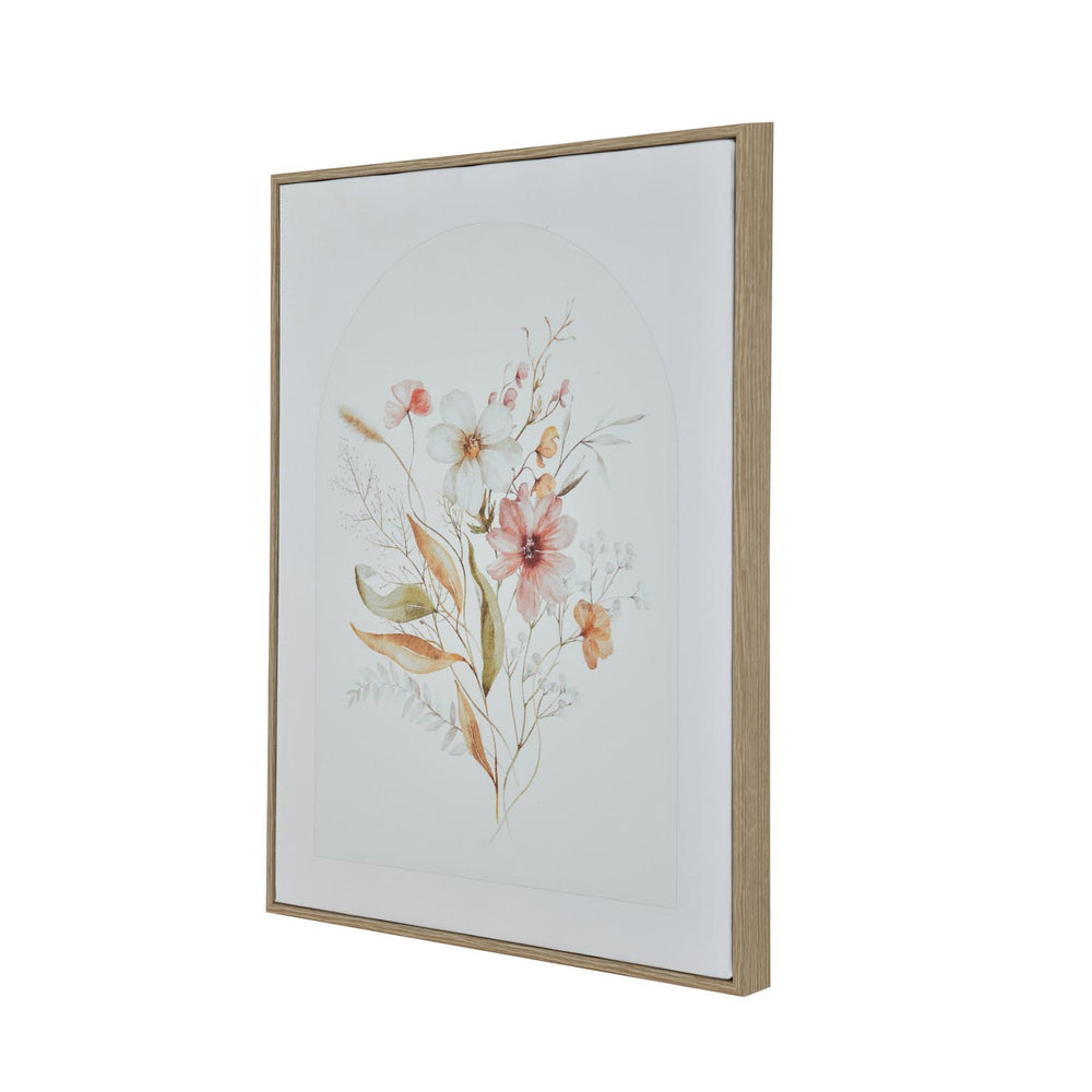 Floral Botanical Canvas Wall Painting- Multicolor