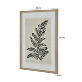 Fabric Lineart Canvas Wall Painting- Multicolor