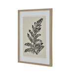 Fabric Lineart Canvas Wall Painting- Multicolor