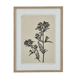 Fabric Lineart Canvas Wall Painting- Multicolor