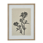 Fabric Lineart Canvas Wall Painting- Multicolor