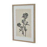 Fabric Lineart Canvas Wall Painting- Multicolor