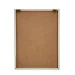 Fabric Lineart Canvas Wall Painting- Multicolor
