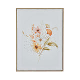 Floral Botanical Canvas Wall Painting- Multicolor