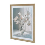 Flowers with Pot Canvas Wall Painting- Multicolor