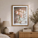 Flowers with Pot Canvas Wall Painting- Multicolor